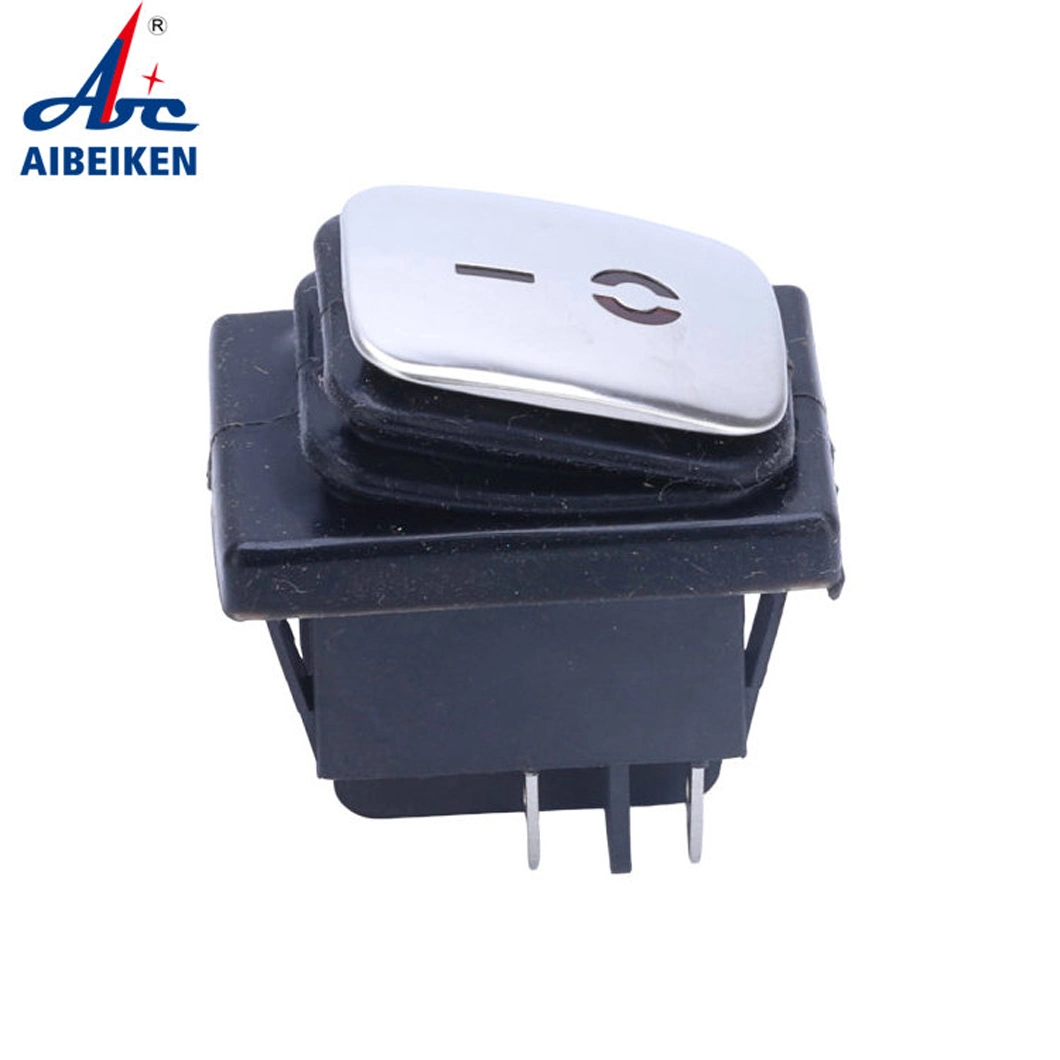 Waterproof Boat 15A 12V DC on off Dpst Red Green Blue LED Illuminated Light 4 Pin Rocker Switch