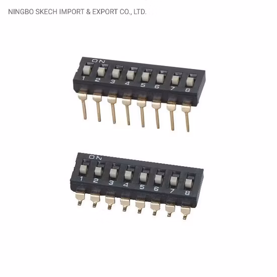 SMD DIP Push Button Switch 2.54mm Pitch Remote Control IC Type Micro Push Button DIP Switch