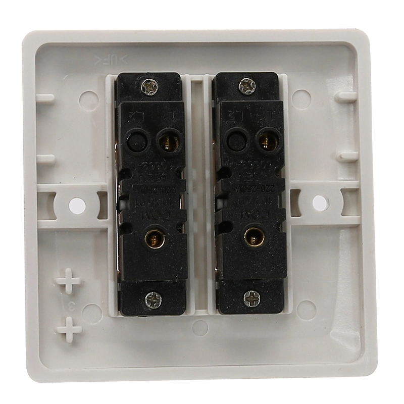 Bakelite Plate 2 Gang 2 Way UK Switch Electric Wall Switch Light Switch Smart Switch Push Switch