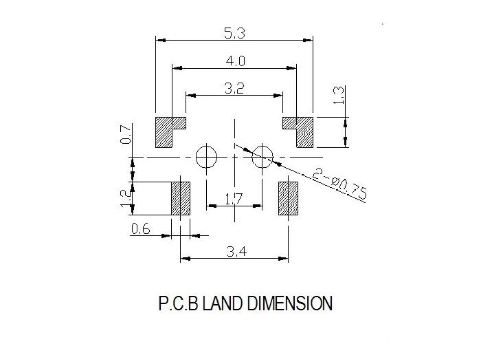 2.3X4.6mm Miniature Tact Switch SMT/SMD Density Mounting Type Horizontal Push Button Switch for Various Mobile Devices