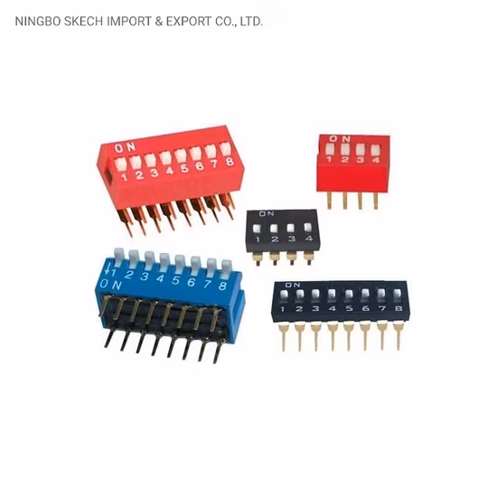 SMD DIP Push Button Switch 2.54mm Pitch Remote Control IC Type Micro Push Button DIP Switch